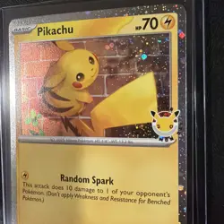 Pokemon TCG Pikachu 051/162 Stamped 2026 Pokemon Day 30 Promo NM - Image 5