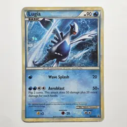 Played Lugia - Holo #HGSS02 Heartgold & Soulsilver Promo Pokemon TCG - Image 1
