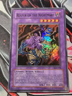 Yugioh! Reaper on the Nightmare PGD-078 Super Rare Unlimited Edition - VLP - Image 1