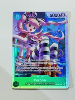 OP14-033 Perona SR One Piece OP14 The Azure Sea's Seven Foil English NM #A2 - Image 3