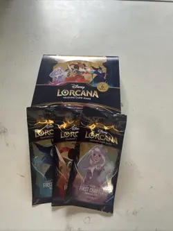Japanese Disney Lorcana The First Chapter Booster Box+ 3 Loose Packs (19 Packs) - Image 1