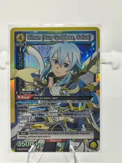 Sinon Sun Goddess Solus Union Arena UE07BT/SAO-1-025 English - Image 1