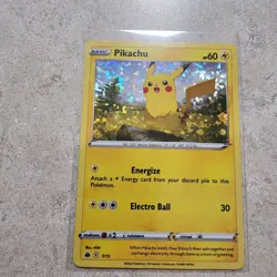 Pokemon TCG Confetti Holo Rare Pikachu Card 7/15 McDonald's 2022 Promo NM - Image 1
