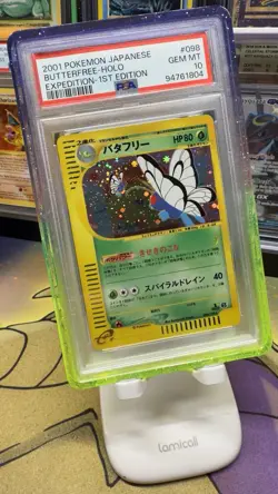 Pokemon Butterfree Expedition Holo Card 098/128 Japanese PSA 10 - Image 4