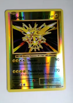 Pokemon TCG Zapdos Reverse Holo Rare Card 41/108 XY Evolutions - Image 1