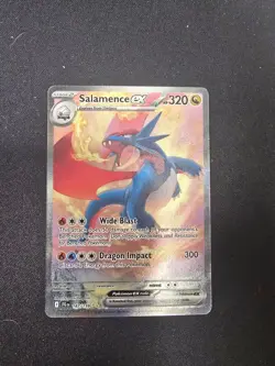 Pokemon TCG Salamence EX Journey Together Special Illustration Rare Card 187/159 - Image 1