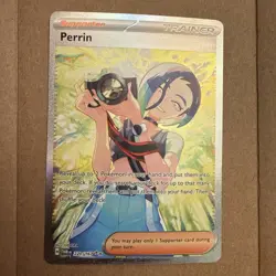 Pokemon TCG Perrin Twilight Masquerade Holo Card 220/167 Mint/nm Condition - Image 1