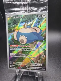 Pokemon TCG Snorlax Sealed 051 SV Scarlet & Violet Promo Card NM Condition - Image 2