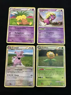 Pokemon Heart Gold Soulsilver Card Lot Non Holo Rares - Image 1