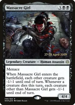 Massacre Girl -Foil Light Play MTG Promos: Prerelease Cards - Image 1