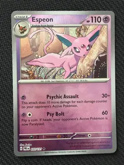 Espeon - Poke Ball ~ Pink & Pretty Gallery ~ Cute Pokemon Cards - Image 1