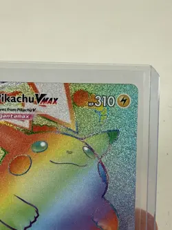 Pokemon Pikachu TCG VMAX Rainbow Secret Holo Rare Full Art Card 188/185 - Image 5