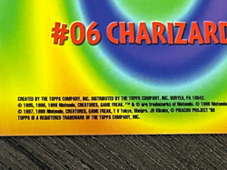 Charizard E6 of 12, 1999 TOPPS The First Movie Pokemon Card - Image 2
