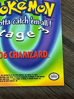 Charizard E6 of 12, 1999 TOPPS The First Movie Pokemon Card - Image 4