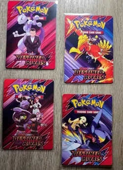 Destined Rivals Build And Battle Prerelease Trainer Tip Card Complete Set - Image 1