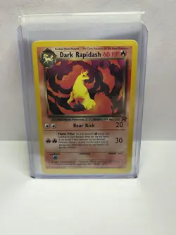 Pokemon Dark Rapidash 60 HP Team Rocket Uncommon Wizards Stage 1 Card 44/82 - Image 1