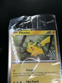 Sealed Holiday Stamp Pikachu 025/165 - Pokemon 151 Card - NM - Image 2