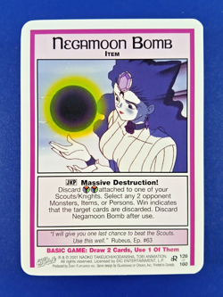 Negamoon Bomb #126 Rare - Premier Unlimited, Sailor Moon CCG card (2000 Dart) R - Image 1