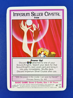 Imperium Silver Crystal #124 Rare - Premier Unlimited, Sailor Moon CCG card 2000 - Image 1