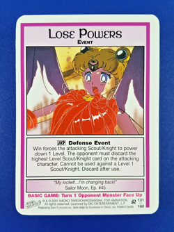 Lose Powers #131 Rare - Premier Unlimited, Sailor Moon CCG card (2000 Dart) R - Image 1