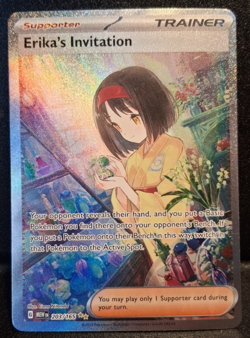 Erika's Invitation 203/165 Pokemon 151 Special Illustration Rare Pokemon TCG NM - Image 1