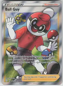 Pokemon TCG Ball Guy (Full Art) Ultra Rare Shining Fates 065/072 - Image 1
