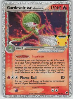 Pokemon TCG Gardevoir ex (Delta Species) Classic Collection Celebrations 93/101 - Image 1
