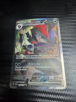 Pokemon TCG N's Zoroark EX Holo Card 185/159 Sv09: Journey Together - Image 1