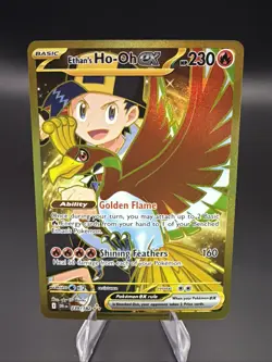 Pokemon TCG Ethan’s Ho-Oh ex 239/182 SV:10 Destined Rivals Hyper Rare Gold NM - Image 1