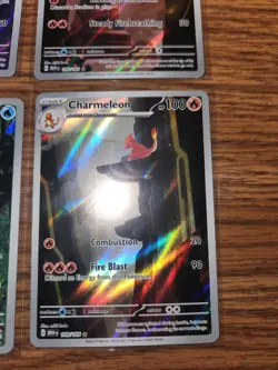 Pokemon TCG 151 IR Lot 2023 Wartortle Charmander Charmeleon Psyduck - Image 4