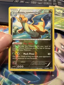 Pokemon Dragonite 51/108 Roaring Skies Reverse Holo Rare Near Mint Single - Image 1