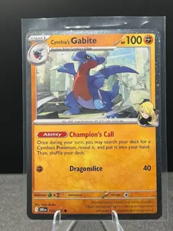 Cynthia's Gabite 103/182 - Reverse Holo - Destined Rivals - Pokemon TCG NM - Image 1