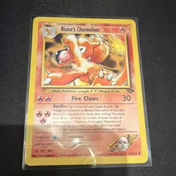 Pokemon Blaine's Charmeleon 31/132 Gym Challenge Uncommon 70 HP English - Image 1