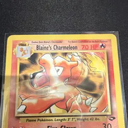 Pokemon Blaine's Charmeleon 31/132 Gym Challenge Uncommon 70 HP English - Image 3