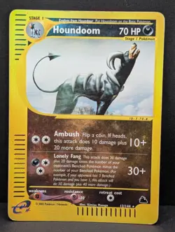 Houndoom 12/144 Skyridge Reverse Holo Rare Pokemon TCG Nintendo e-reader HP - Image 1