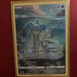 Crown Zenith Lapras GG05/GG70 Full Art Holo, Near Mint, Pokemon TCG - Image 1