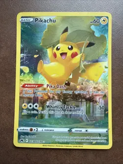 Pokemon Crown Zenith Galarian Gallery Pikachu English GG30/GG70 Ultra Rare - Image 1