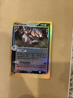 Mightyena - 10/109 - Holo Rare English Pokemon EX Ruby and Sapphire - Image 1