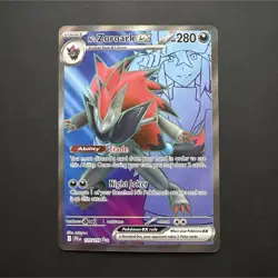 Pokemon N's Zoroark ex Sv09 Journey Together 175/159 Ultra Rare - Near Mint. - Image 1
