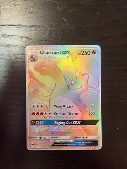 Pokemon - Charizard GX Rainbow Secret Rare Burning Shadows 150/147 2017 NM/LP - Image 1