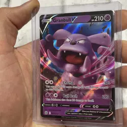 Pokemon Granbull V Sword & Shield: Brilliant Stars 057/172 Holo Ultra Rare NM/MT - Image 2