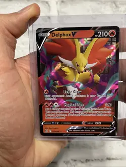 Pokemon Delphox V - 027/196 Lost Origin Ultra Rare Pokemon - NM Near Mint 2022 - Image 1