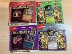 Pokemon Ascended Heroes Tech Sticker Collection Blister Bundle! (LOT Of 4) - Image 1