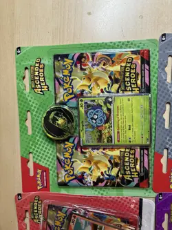 Pokemon Ascended Heroes Tech Sticker Collection Blister Bundle! (LOT Of 4) - Image 3
