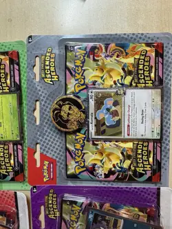 Pokemon Ascended Heroes Tech Sticker Collection Blister Bundle! (LOT Of 4) - Image 5