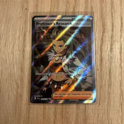Pokemon TCG Professor's Research 240/198 Full Art Holo Scarlet & Violet Base - Image 1