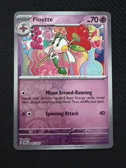 Floette ~ Reverse Holo~ Cute Pink & Pastel Pokemon Gallery - Image 1