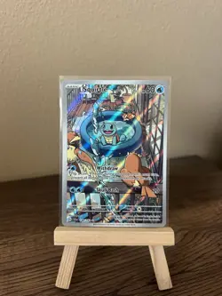 Pokemon TCG Squirtle Stellar Crown Scarlet & Violet Illustration Rare 148/142 - Image 1
