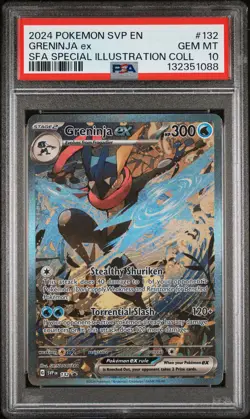 2024 POKEMON SVP SPECIAL ILLUSTRATION COLLECTION PROMO #132 GRENINJA EX PSA 10 - Image 1