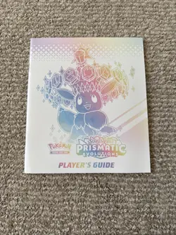 PRISMATIC EVOLUTIONS Players Guide - Scarlet & Violet Pokemon TCG ETB Book (NEW) - Image 1